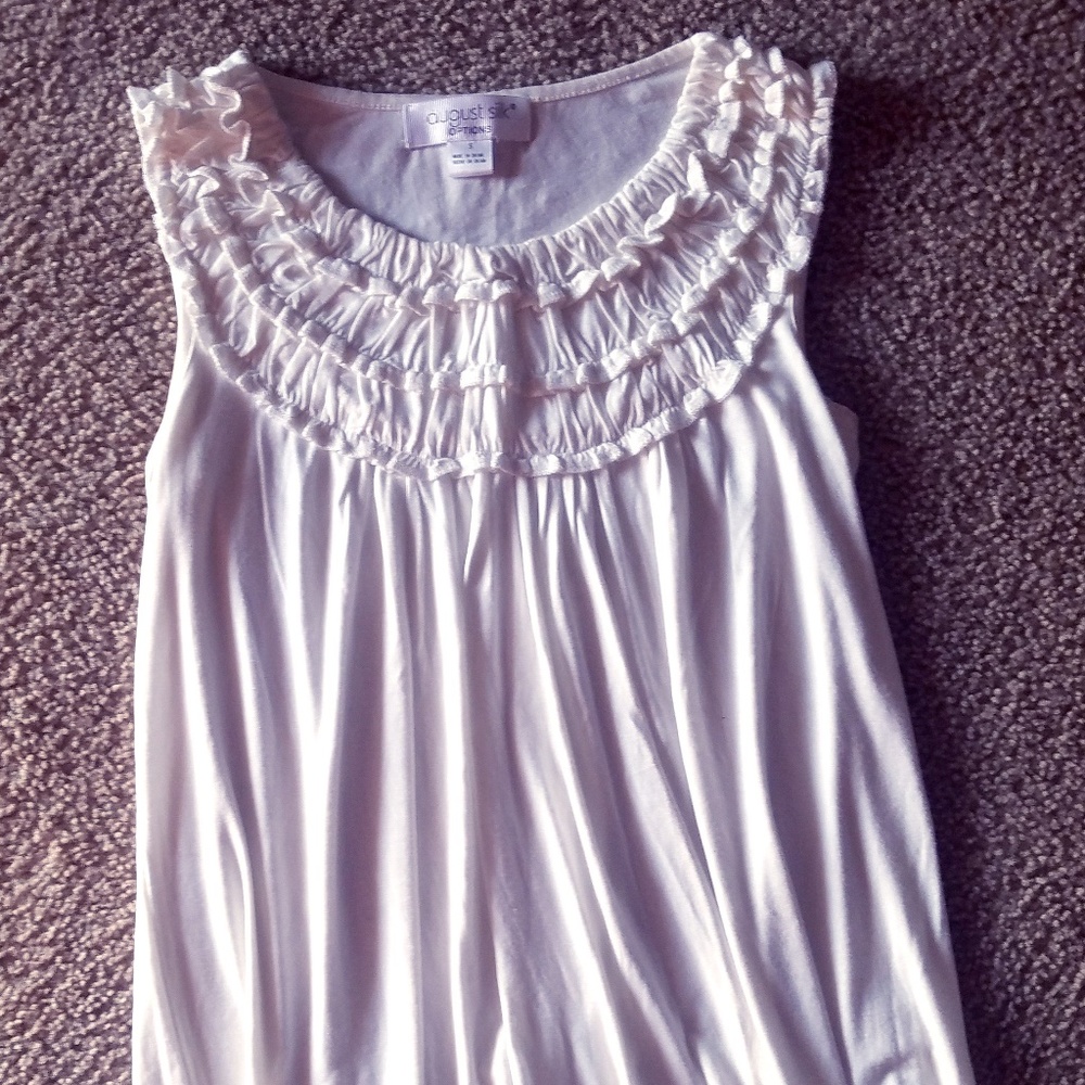 August Silk Sleeveless Blouse